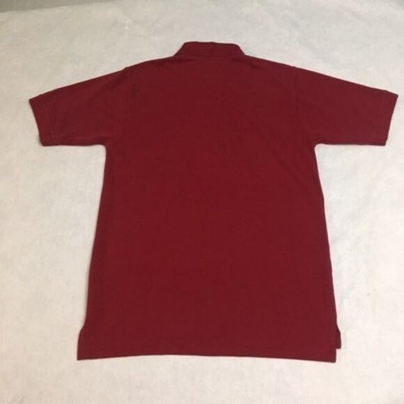 Houndstooth Men's Arkansas Razorbacks College Team Polo Red Small - Picture 2 of 5